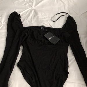 black bodysuit